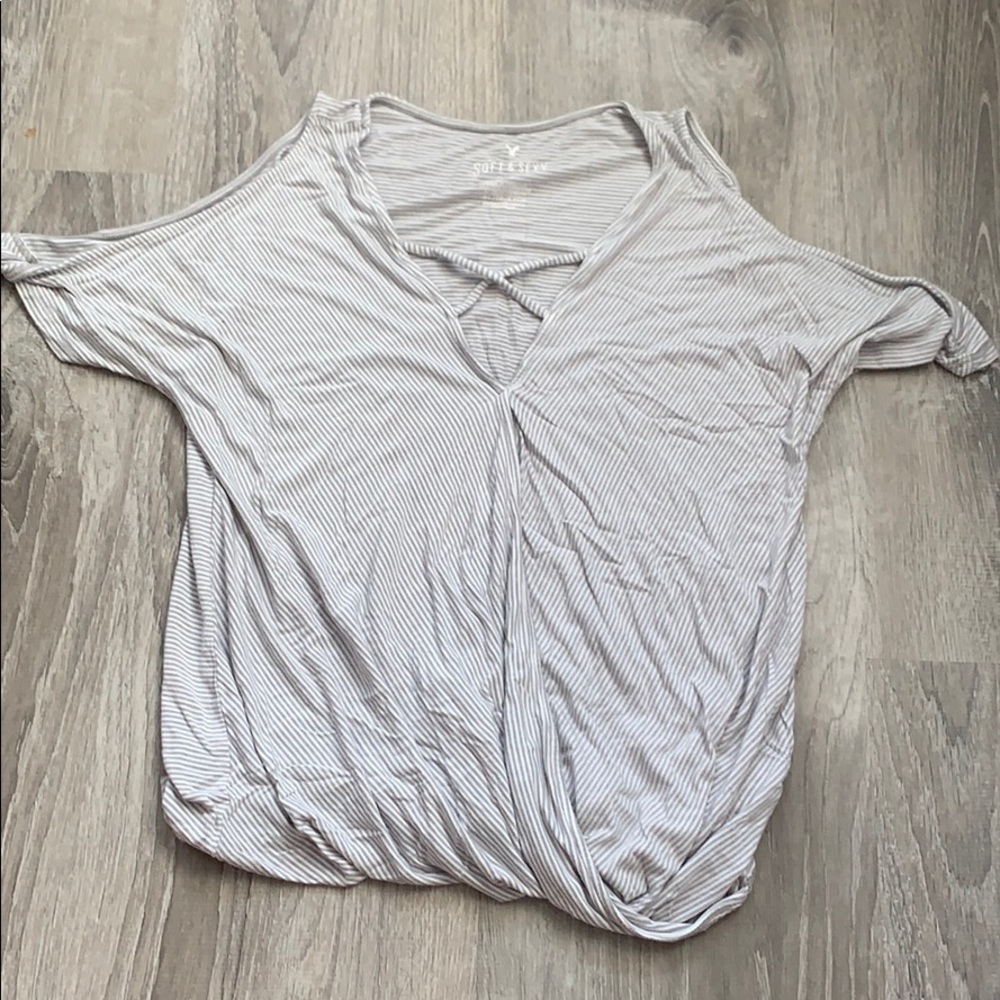 American Eagle off the shoulder blouse